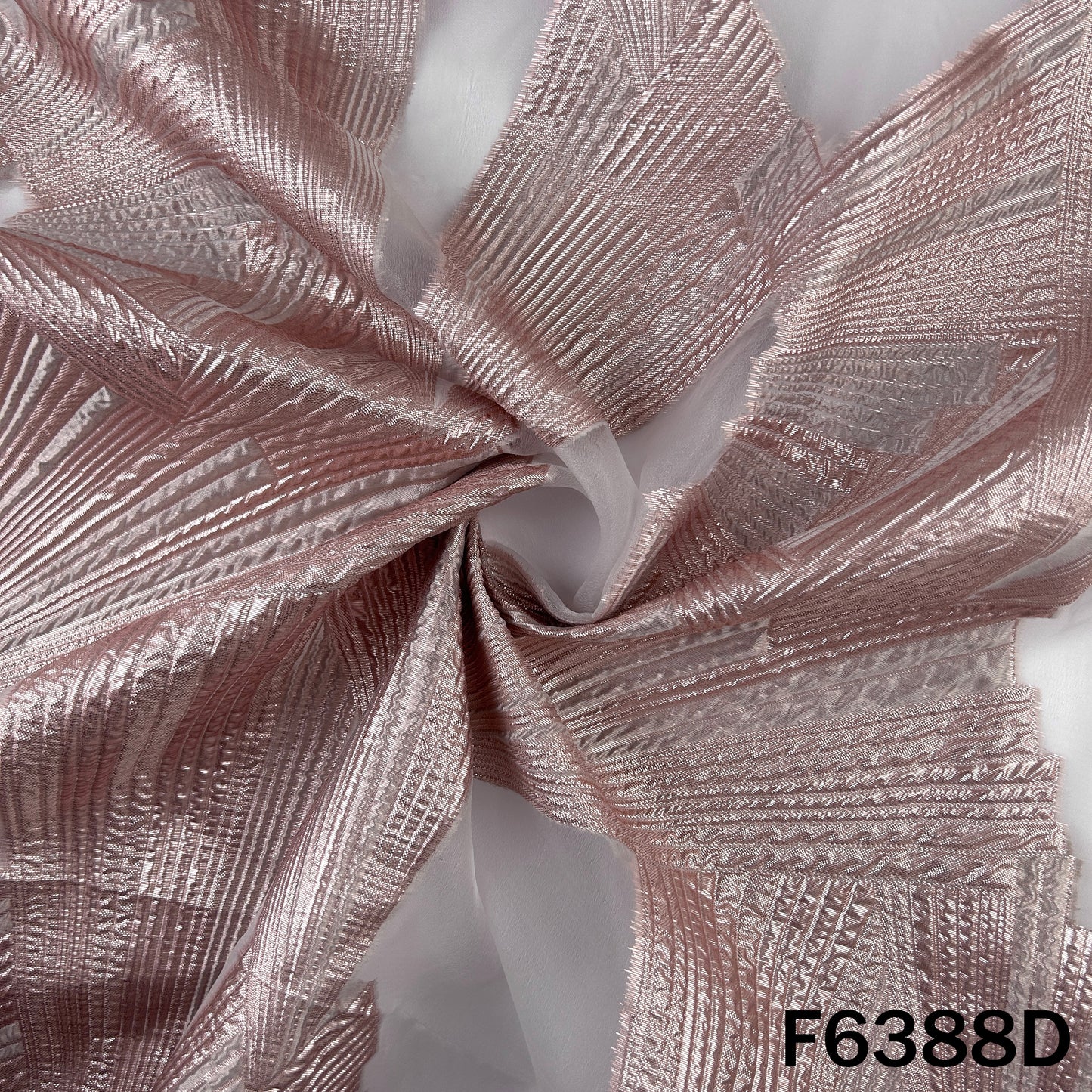 Imported Zari Work Organza Fabric - F6388