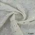 Dyeable Thread Sequins Embroidered Georgette Fabric-F2891