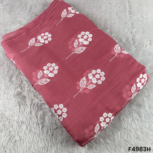 Thread Sequins Embroidered Muslin Cotton Fabric-F4983