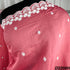 Thread Sequins Embroidered Muslin Silk Dupatta-D2208
