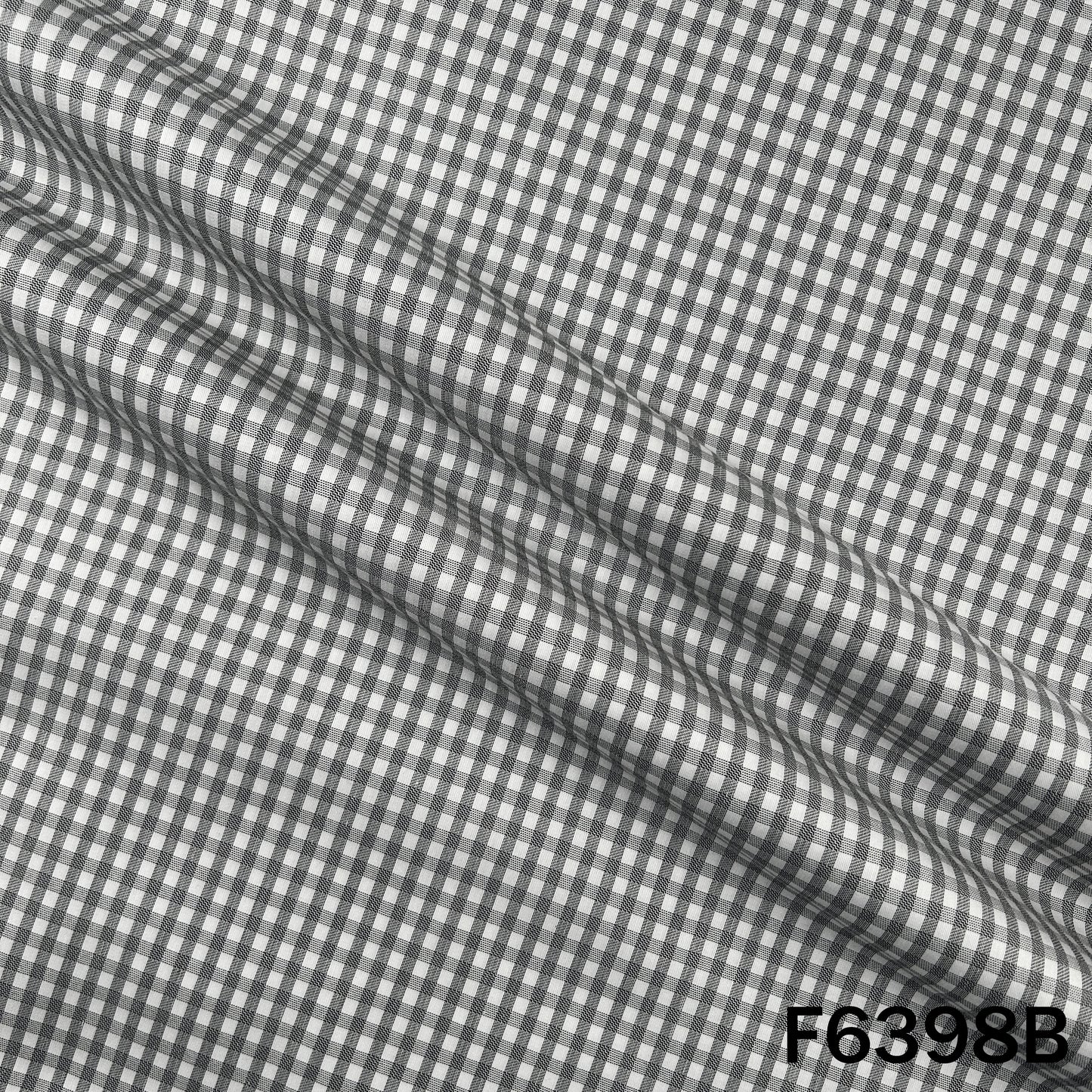 Check Print Pure Cotton Fabric - F6398