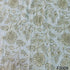 Dyeable Thread Zari Sequins Georgette Fabric - F3009