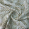 Dyeable Thread Zari Sequins Georgette Fabric - F3009