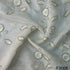 Dyeable Thread Cut Dana Work Embroidered Organza Fabric - F3008