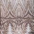 Cut Dana Sequins Embroidered Net Fabric-F5001