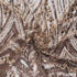 Cut Dana Sequins Embroidered Net Fabric-F5001