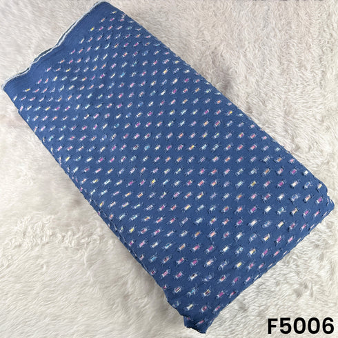 Denim Patch Work Fabric - F5006