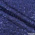 Cut Dana Sequins Embroidered Lycra Net Fabric-F5012