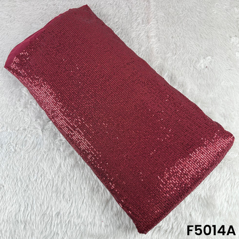 Sequins Embroidered Lycra Net Fabric-F5014