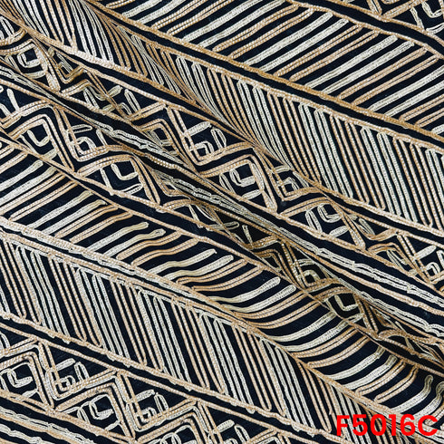 Gota Patti Georgette Fabric-F5016