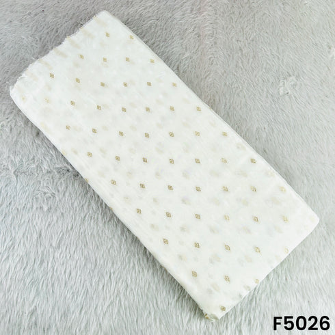 Dyeable Zari Work Uppada Silk Fabric-F5026