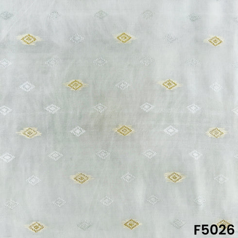 Dyeable Zari Work Uppada Silk Fabric-F5026