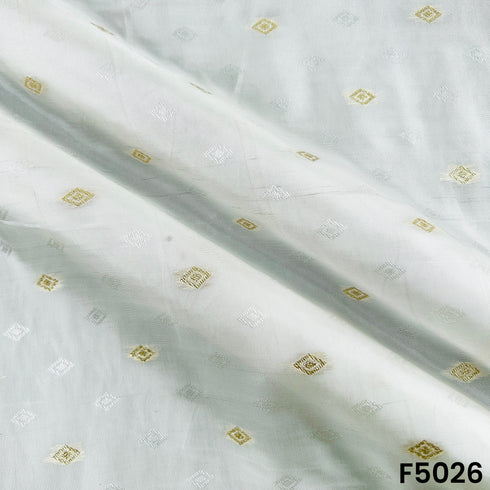 Dyeable Zari Work Uppada Silk Fabric-F5026