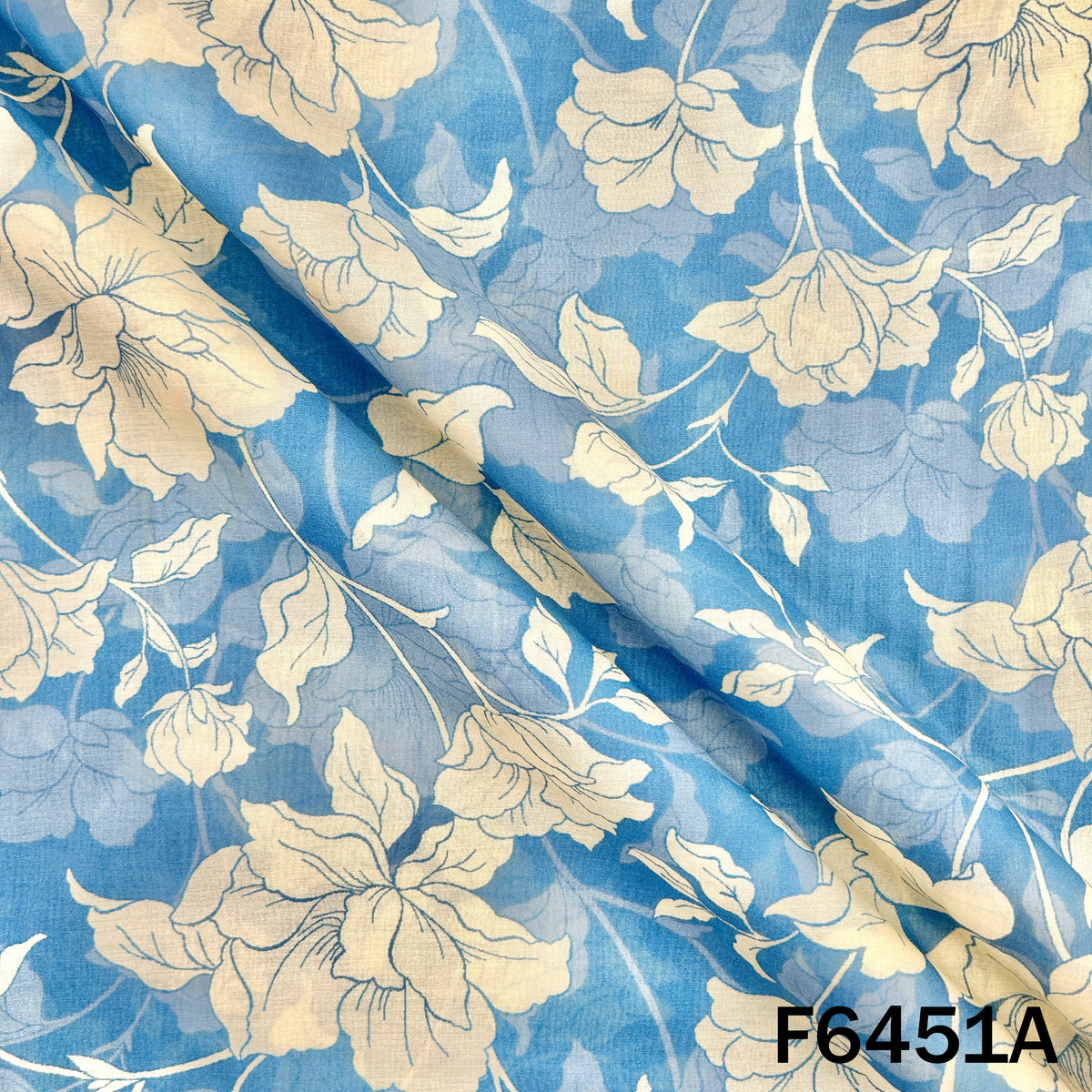 Digital Print Mul Cotton Fabric - F6451