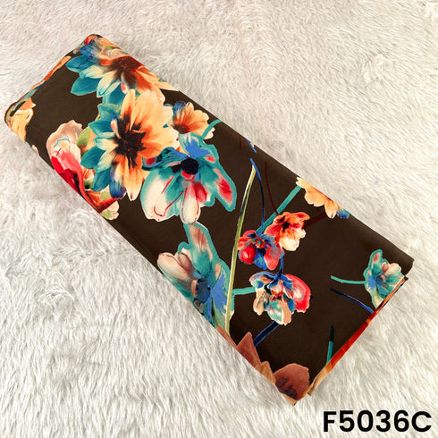 Digital Print Crepe Fabric-F5036