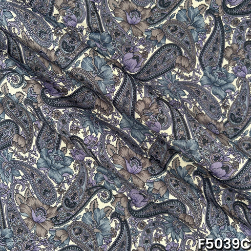 Digital Print Crepe Fabric-F5039