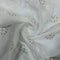 Dyeable Thread Sequins Embroidered Organza Fabric F3032
