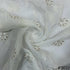 Dyeable Thread Sequins Embroidered Organza Fabric F3032