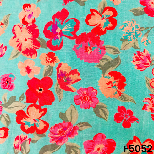 Digital Print Monga Silk Fabric-F5052