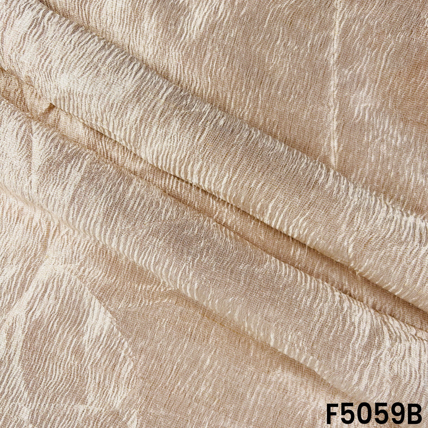 Cut Dana Zari Sequins Embroidered Organza Fabric - F6476