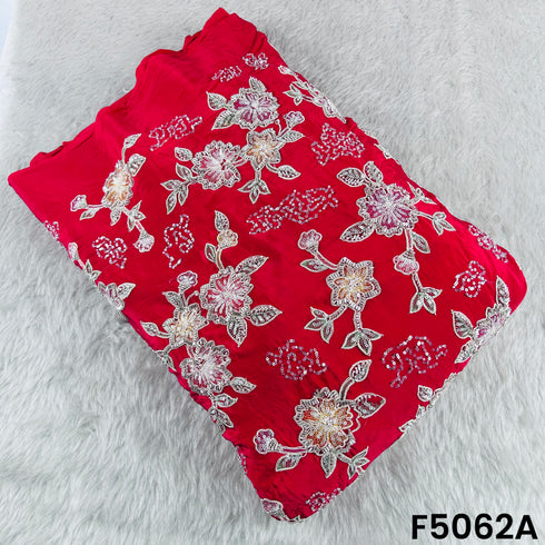 Cut Dana Thread Sequins Crepe Fabric-F5062