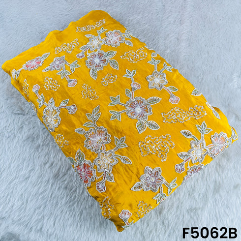 Cut Dana Thread Sequins Crepe Fabric-F5062