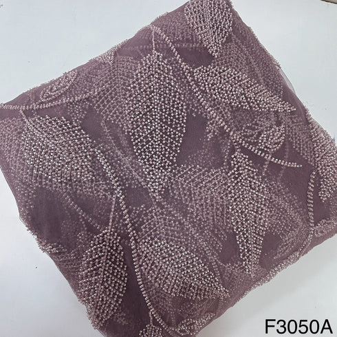 Cut Dana Work Embroidered Net Fabric -F3050
