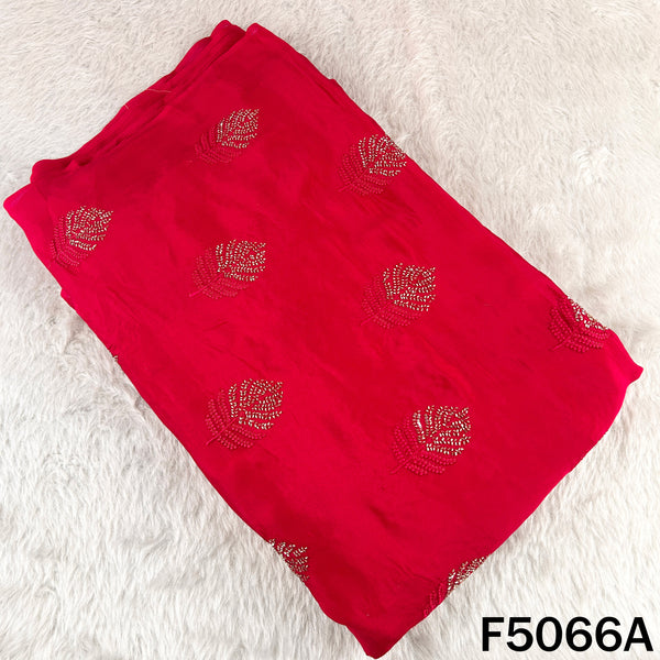 Cut Dana Thread Work Chinnon Chiffon Fabric-F5066