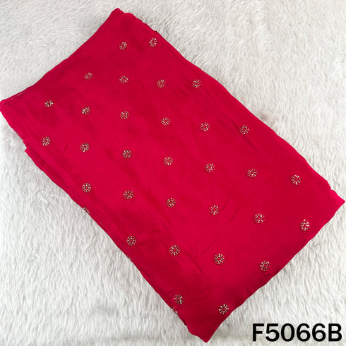 Cut Dana Thread Work Chinnon Chiffon Fabric-F5066