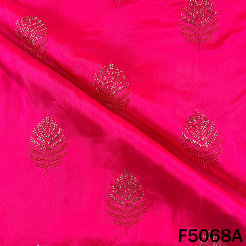 Cut Dana Thread Work Chinnon Chiffon Fabric-F5068