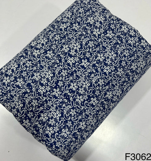 Printed Lizzy Bizzy Cotton Fabric-F3062