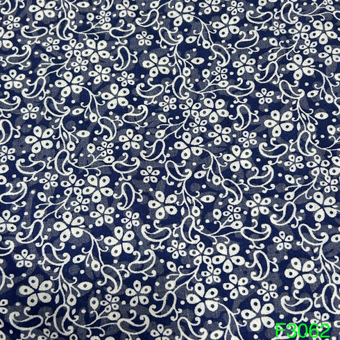Printed Lizzy Bizzy Cotton Fabric-F3062