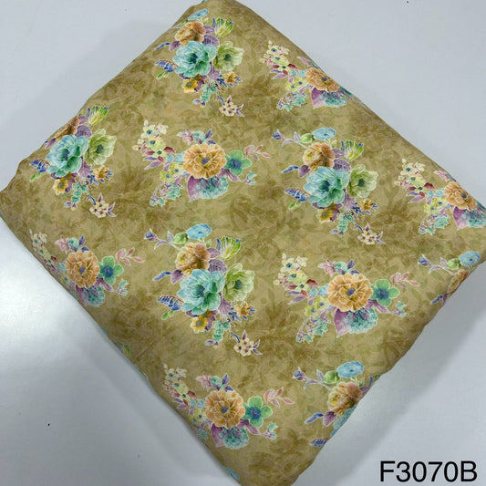 Printed Lizzy Bizzy Cotton Fabric-F3070