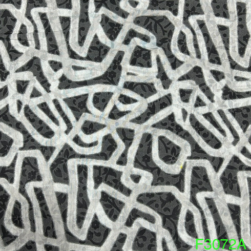 Printed Lizzy Bizzy Cotton Fabric-F3072
