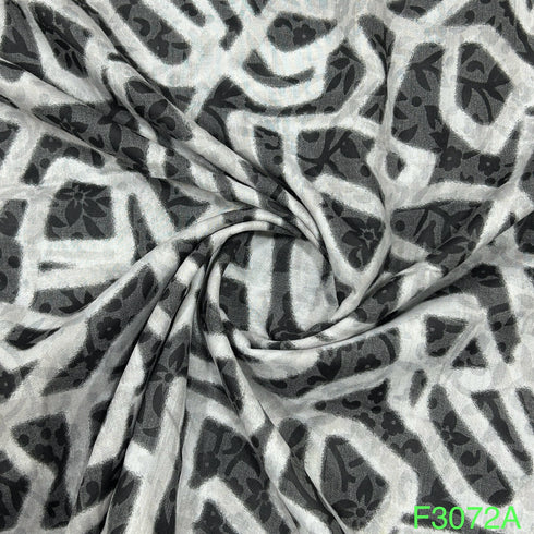 Printed Lizzy Bizzy Cotton Fabric-F3072