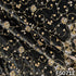 Cut Dana Sequins Pearls Embroidered Lycra Velvet Fabric-F5071