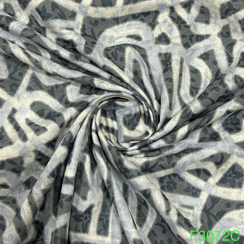 Printed Lizzy Bizzy Cotton Fabric-F3072