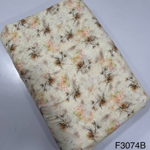 Printed Lizzy Bizzy Cotton fabric-F3074