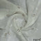 Dyeable Cut Dana work Thread sequins Embroidered Georgette Fabric-F3077