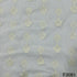 Dyeable Thread Sequins Embroidered Georgette Fabric-F3081