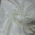 Dyeable Cut Dana Thread Sequins Embroidered Organza Fabric-F3089