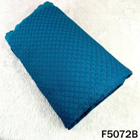 Chikankari Cotton Fabric-F5072