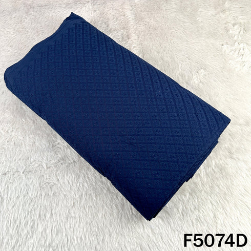 Chikankari Cotton Fabric-F5074