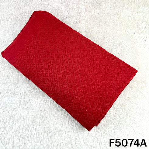 Chikankari Cotton Fabric-F5074