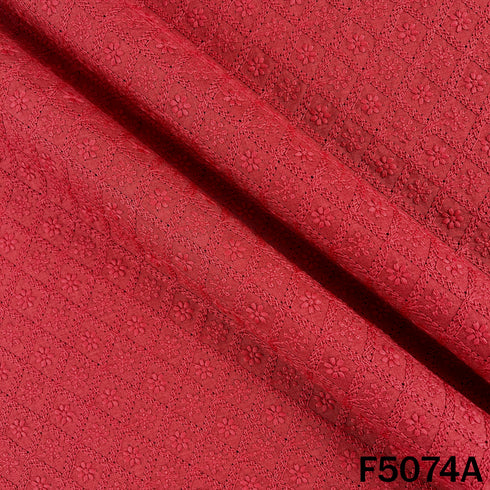 Chikankari Cotton Fabric-F5074