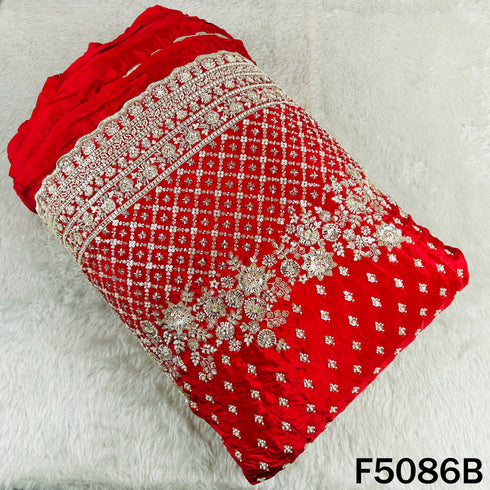 Cut Dana Sequins Embroidered Crepe Fabric - F5086