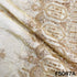 Dyeable Cut Dana Zari Sequins Embroidered Shimmer Tissue Fabric-F5087