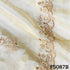 Dyeable Cut Dana Zari Sequins Embroidered Shimmer Tissue Fabric-F5087