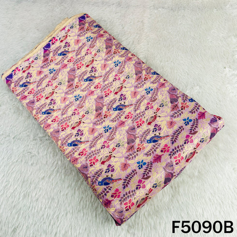 Zari Work Dola Silk Fabric-F5090