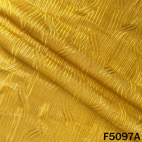 Thread Sequins Embroidered Dola Silk Fabric - F5097